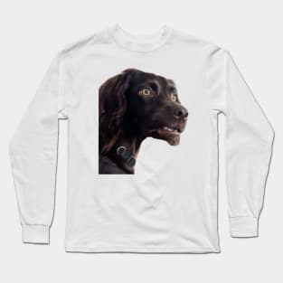 Confused Dogs Shirt, Awkward Dogs, Awkward Staring, Two Dogs Staring Matching Long Sleeve T-Shirt